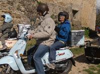 drive a scooter in drôme provençale